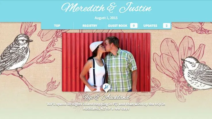 8263 couple planning honeymoon