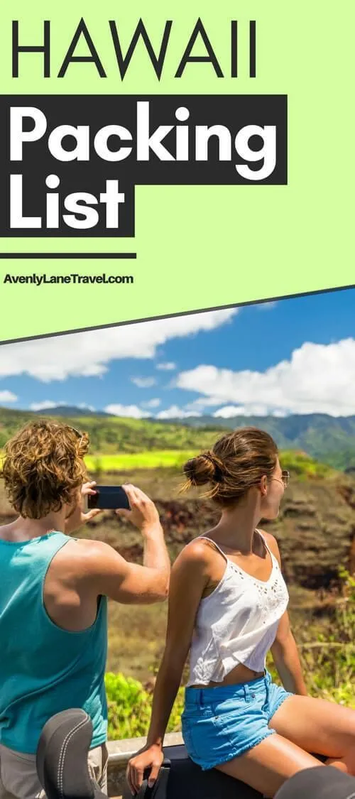 8372 hawaii honeymoon packing list electronics